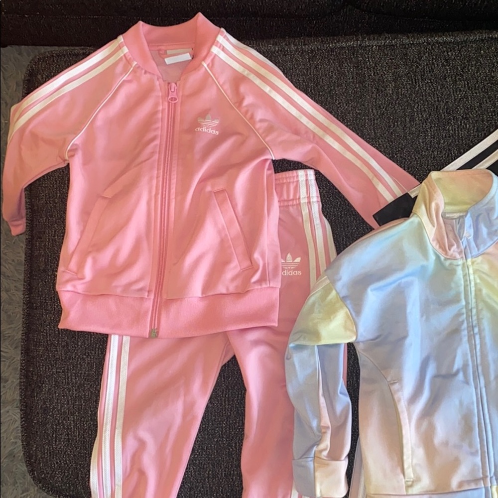Toddler girls 2T Adidas Tracksuits x3